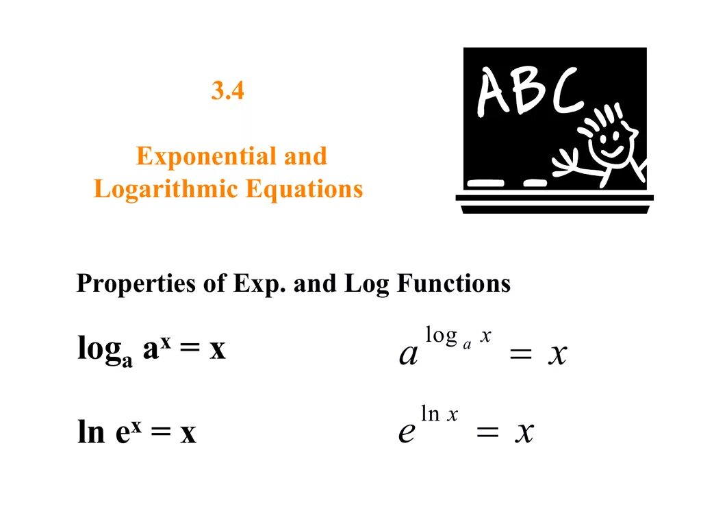 Ln Exp. Logarithmic equation. Exp Ln x. Ln математика.