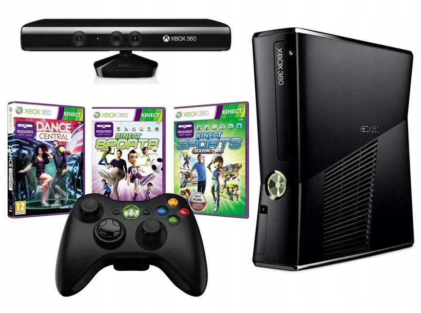Приставка для телевизора ребенку. Xbox 360 Slim Kinect. Консоль игровая приставка Xbox 360. Xbox 360 s. Игровая приставка Microsoft Xbox Series x + Kinect.