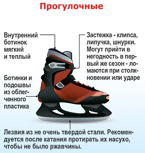 Разновидности коньков. Правильные коньки. Различие в коньках. Хоккейные и фигурные коньки отличия