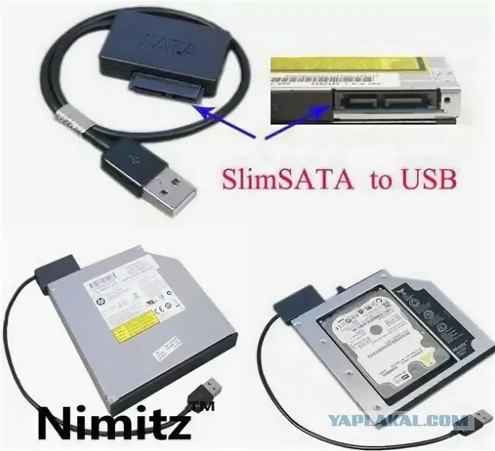 Как подключить привод к ноутбуку. Slim sata usb. usb адаптер для ide привода от ноутбука. переходник sata usb для dvd привода 5. slim ide-usb переходник для cd-rom.