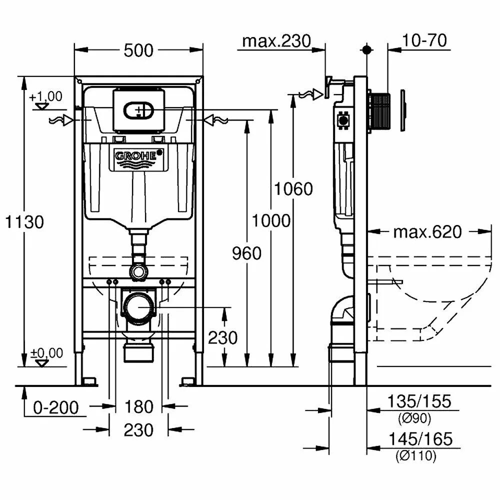 Инсталляция для унитаза Grohe. Инсталляция для унитаза Grohe Rapid SL. Инсталляция Грое Рапид сл. Grohe Rapid SL 38772001 + унитаз Cerutti Sella Aria b-2376-3. Туалет инсталляция размеры