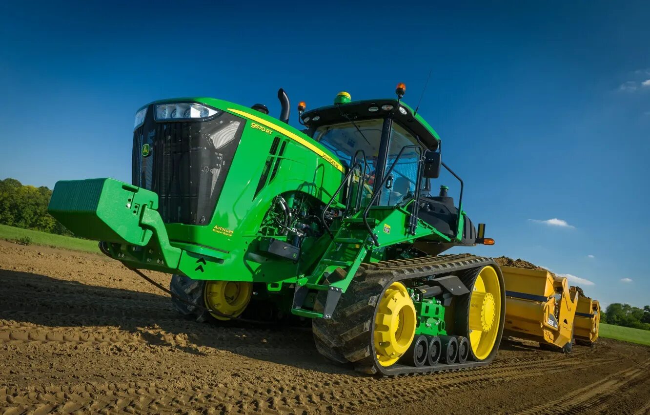 Работа джон дир. John deere 9570rt. джон дир 9570rt. john deere трактор. трактор john deere 9rt.