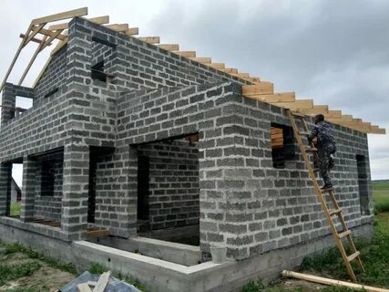 Строительство дома из арболита