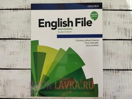 English file 4th edition Intermediate (SB + WB + CD). 