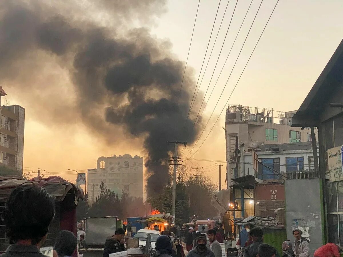 СМИ: В столице Афганистана прогремел мощный взрыв. Взрыв здания. Теракт в афганистане 2024