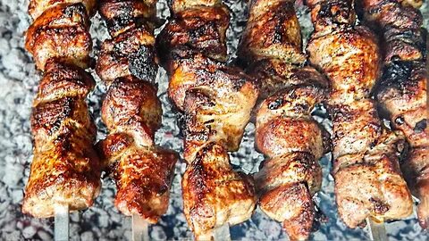 Вкусный шашлык из свинины на кефире