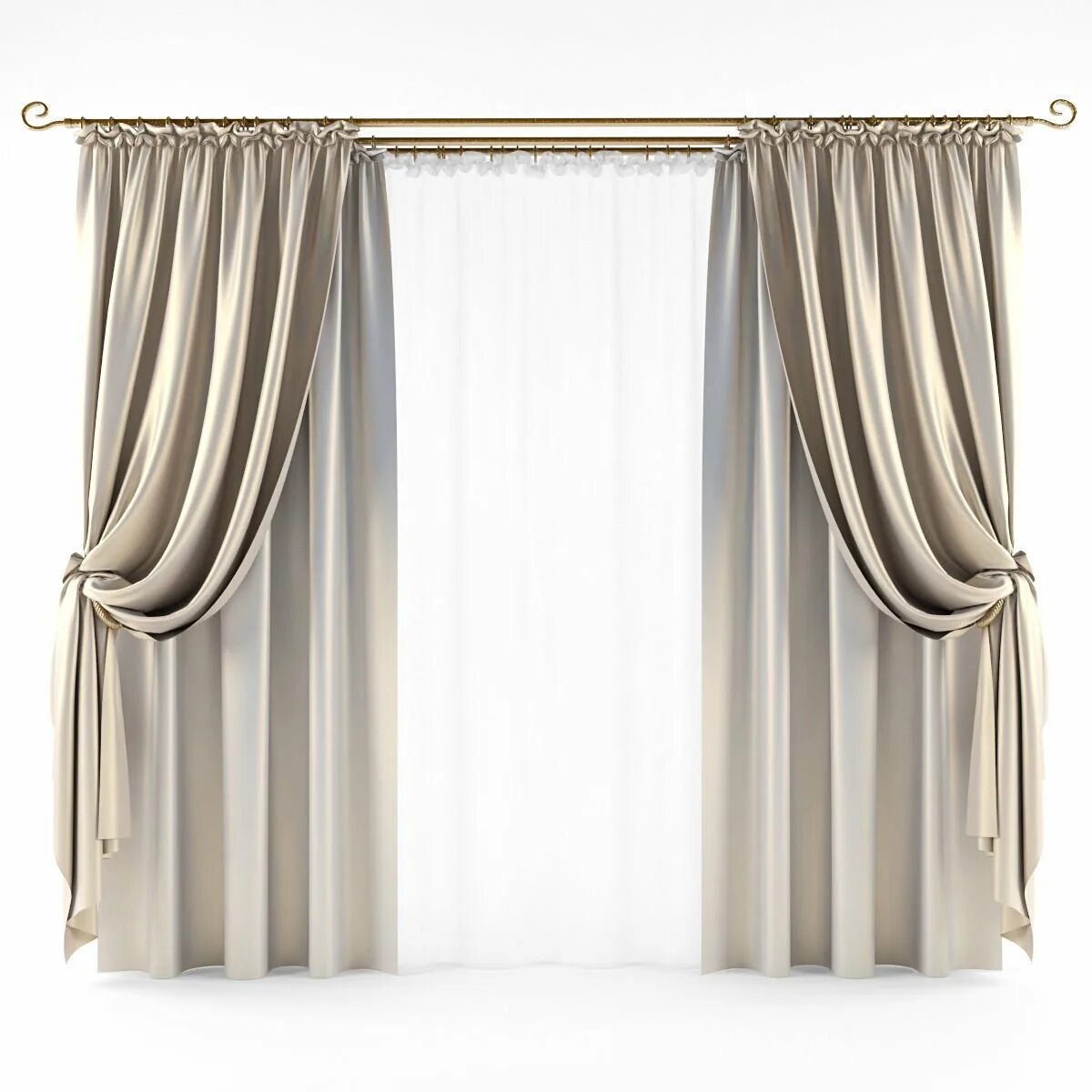 Curtains png. Шторы бежевые. Шторы классика. Портьеры для фотошопа. Шторы на белом фоне.