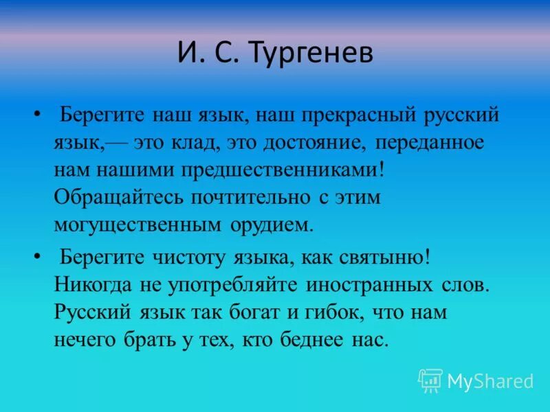 Размышление о родном языке. Высказывания писателей о бережном отношении к русскому языку. Высказывания о русском языке. Беречь родной язык. Русский язык надо беречь.