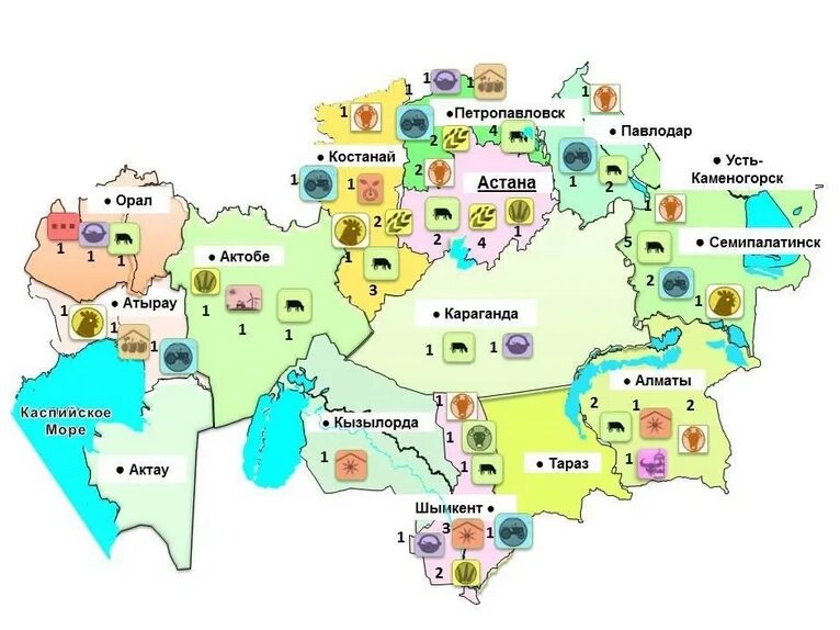Сельское хозяйство Казахстана карта. Казахстан на карте. Сельскохозяйственные районы Казахстана. Растительный мир Казахстана карта.