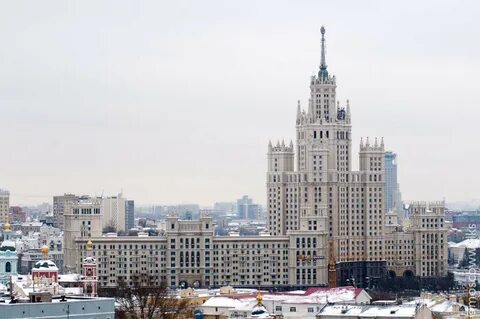Дома высотки в москве сталинские