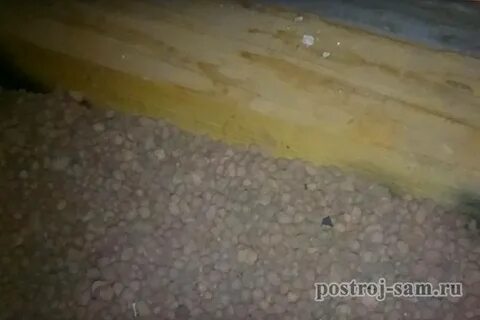 Фракция керамзита утепления потолка