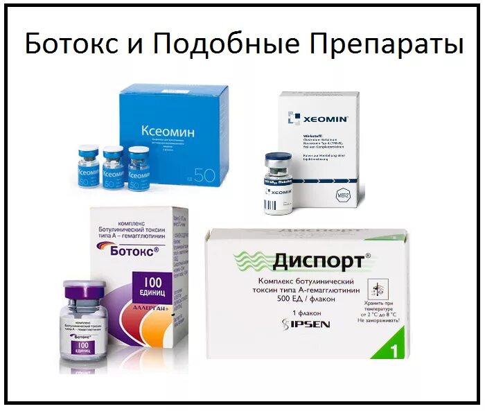Типы ботокса