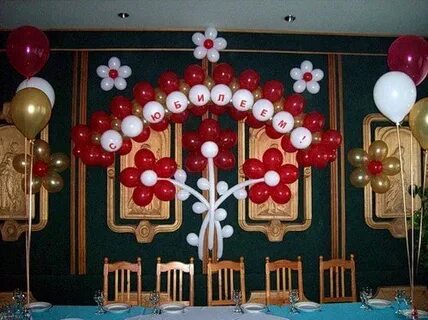 Украшение шарами 55