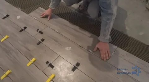 Напольная плитка зазор