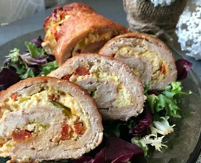 Рулет мяса курицы