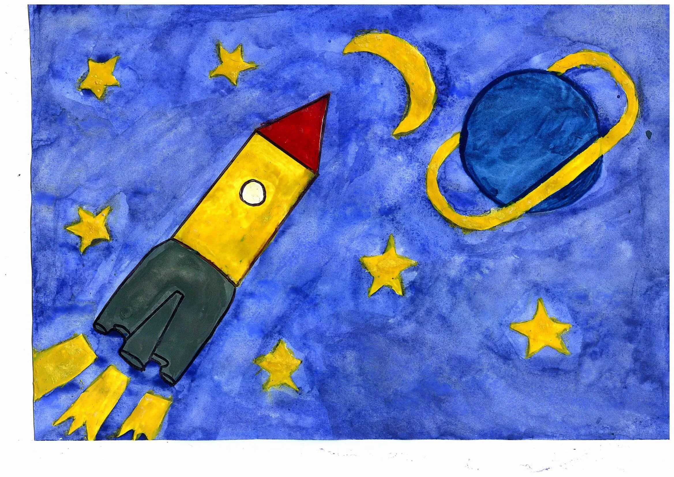 Изо день космонавтики 1 класс. Рисунок на тему космос. Рисунок на космическую тему. Рисунки на тему космос для детей. Детские рисунки на тему космас.