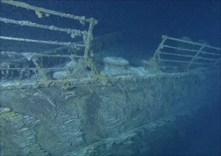 В каком море затонул титаник