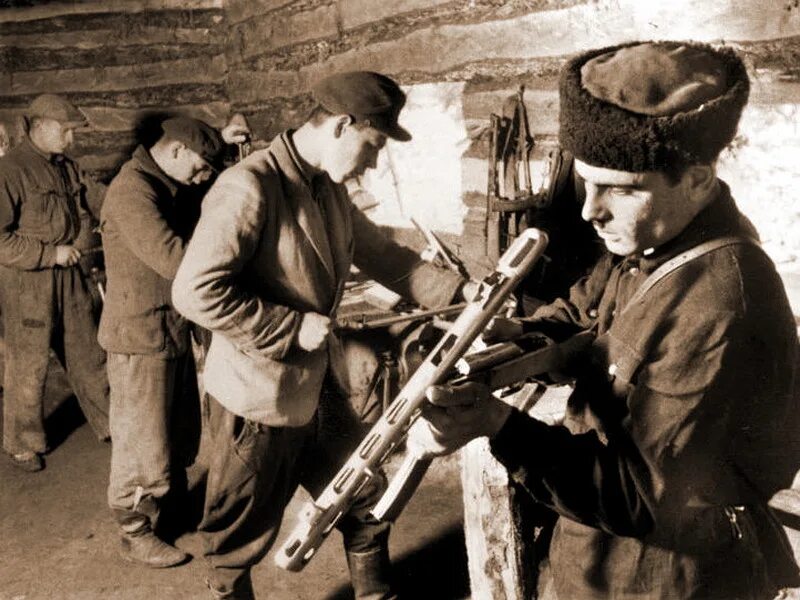 Нескольких партизанов