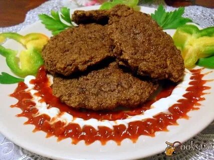Котлеты из печени калории