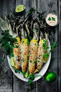 Кукуруза с соусами