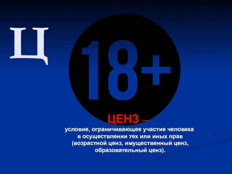 Высокий ценз. Возрастной ценз. Знаки возрастных ограничений. Имущественный ценз. Возрастной ценз 6+.