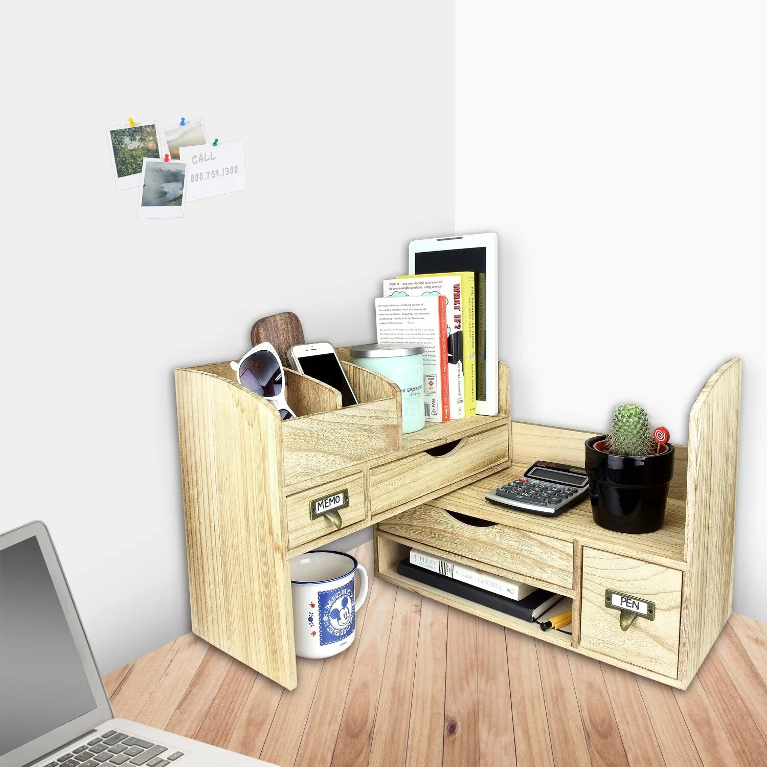 Easy desktop organizer
