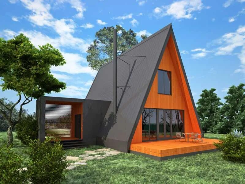 Дом с крышей до земли. Дом шалаш а frame house.. экодом шалаш. дом шалаш а фрейм проект. фахверк шалаш.