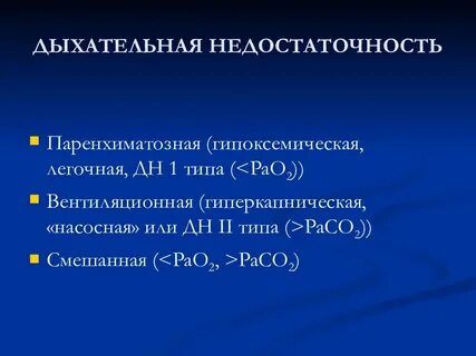 Приступы дыхательной недостаточности