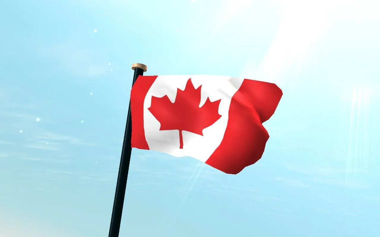 Живые обои флаг. Флаг Канада. Флаг Канады картинки. Канада флаг 3д. Флажки андроид.