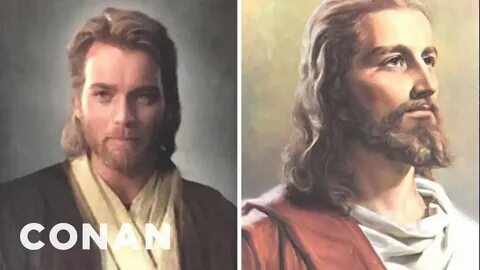 A Fan's Mom Mistook Ewan McGregor's Obi-Wan For Jesus CONAN on TB...