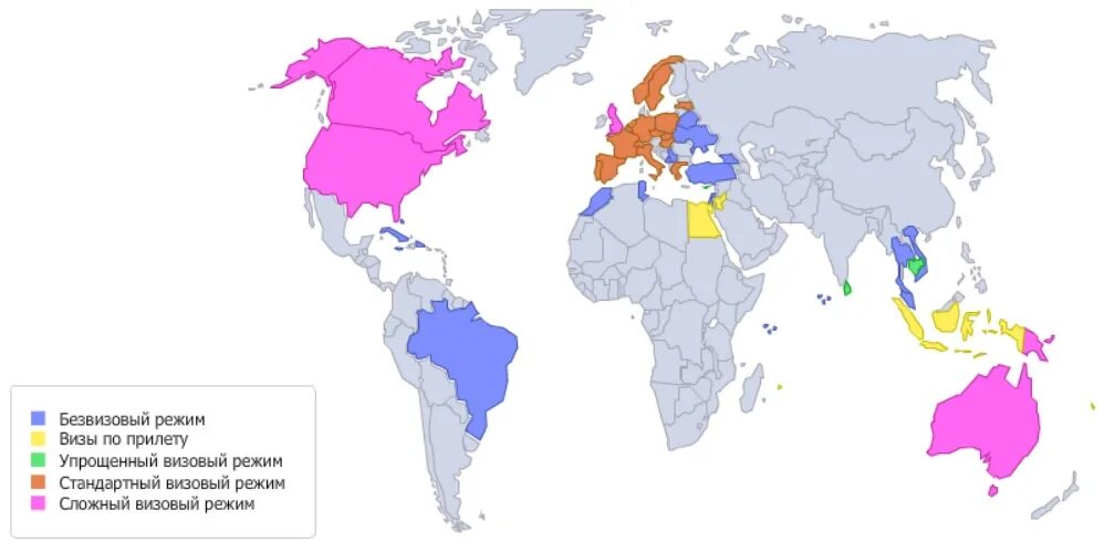 Карта стран с безвизовым режимом для россиян. Безвизовые страны на карте. Безвизовые страны для россиян на карте. Страны с упрощенным визовым режимом.