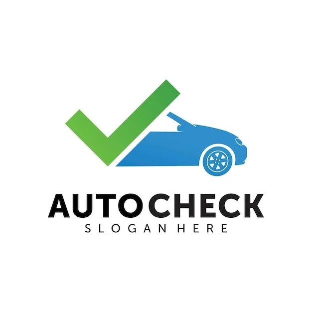 Automatic check. Autocheck logo. chi auto logo.