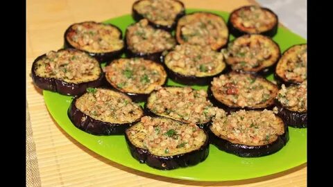 Баклажаны с орехами и зеленью