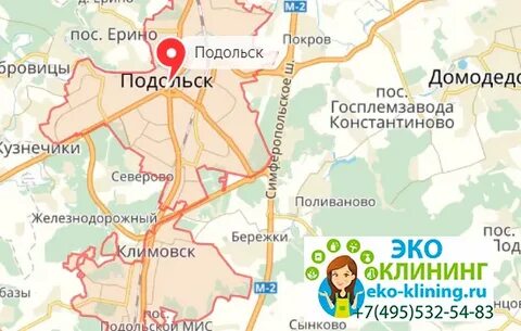 Квартиры подольск на карте