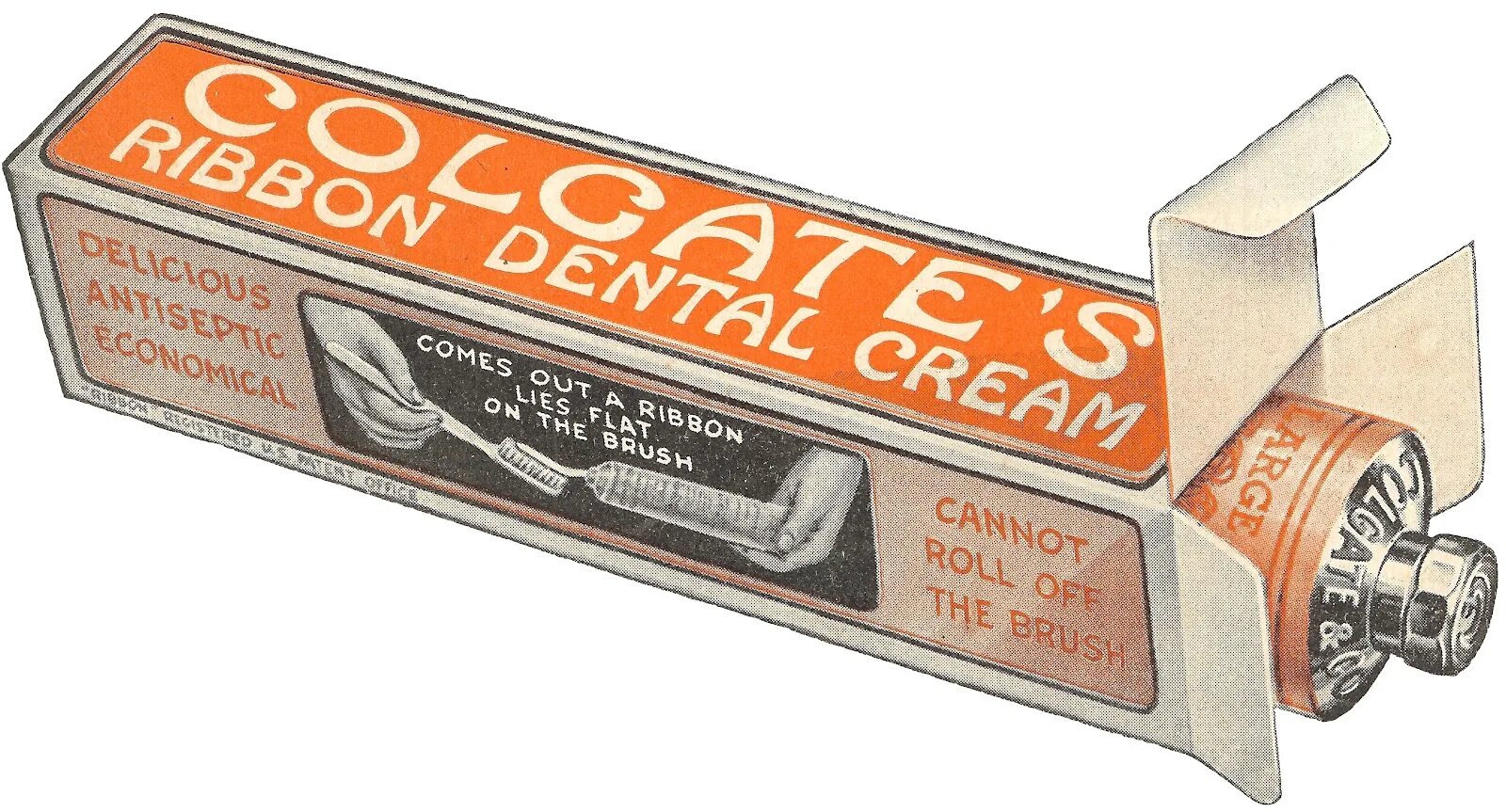 Фирма тюбик. Первая зубная паста Colgate. 1873 Год Colgate паста. Первая зубная паста Колгейт в баночке. Зубная паста Колгейт в 1873.