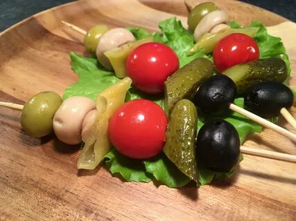 Закуски из овощей на стол