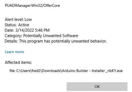Win32 offercore