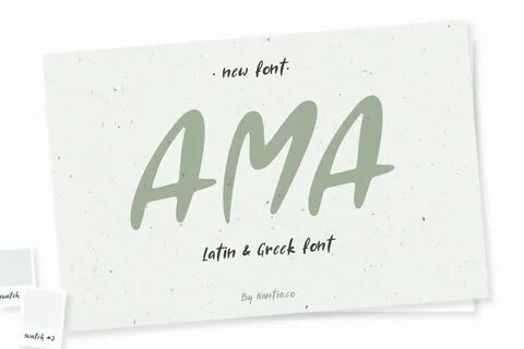 Handwritten stylish font -ad AMA Greek and Latin Fonts Script Fonts Creativ...
