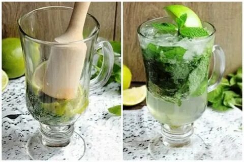 Как сделать мохито безалкогольный на зиму