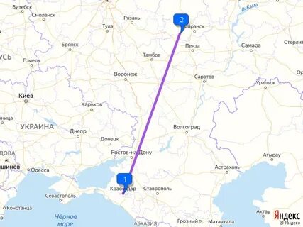 Тамбов саранск расстояние