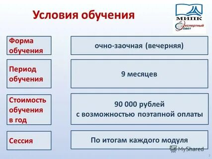 Заочное и очное обучение разница