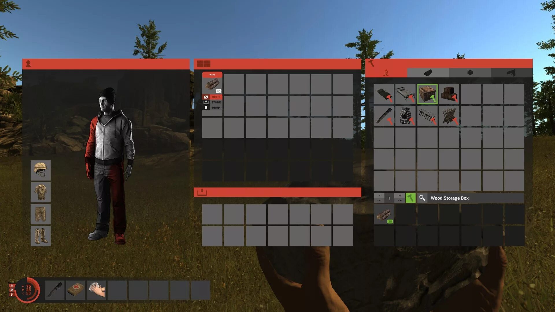 Rust ui. Раст интерфейс. rust интерфейс персонажа. rust legacy инвентарь. раст легаси инвентарь.