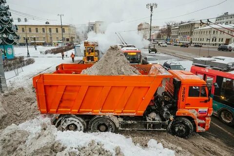 Чистка снега в москве
