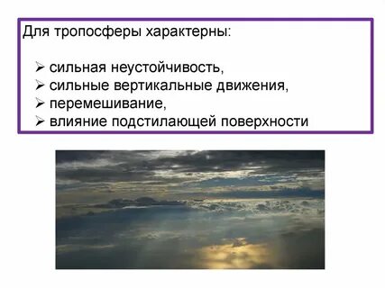 Поверхность над которой находится воздух называется подстилающей