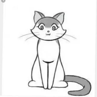 Картинки несложных котиков
