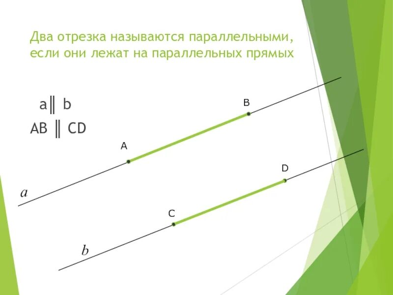 Какой отрезок называется параллельной прямой. Два отрезка называются параллельными если они лежат на параллельных. Два отрезка называются параллельными если они лежат на прямых. 2 Отрезка называются параллельными если. Два отрезка на плоскости называются параллельными если они.