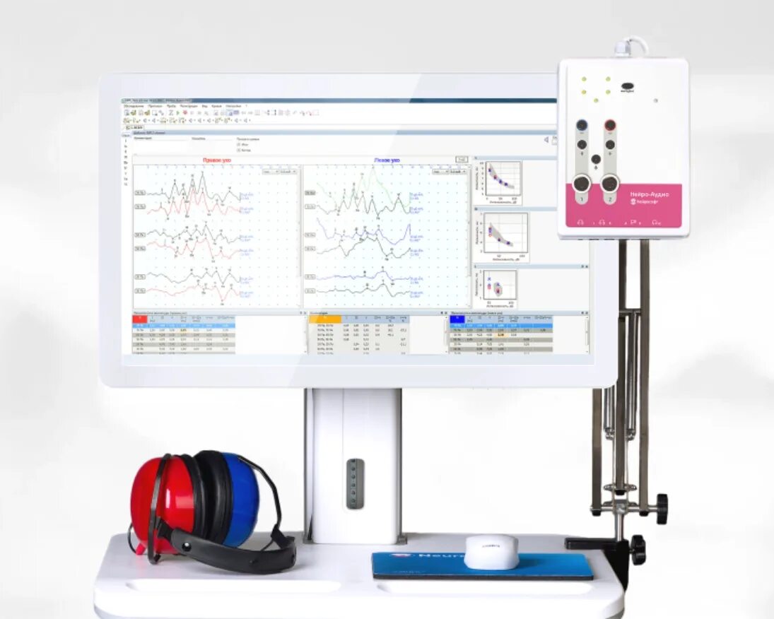 КСВП аппарат. Оборудование Нейрософт. Нейро аудио. Прибор для регистрации отоакустической эмиссии OTOREAD. Channeling device