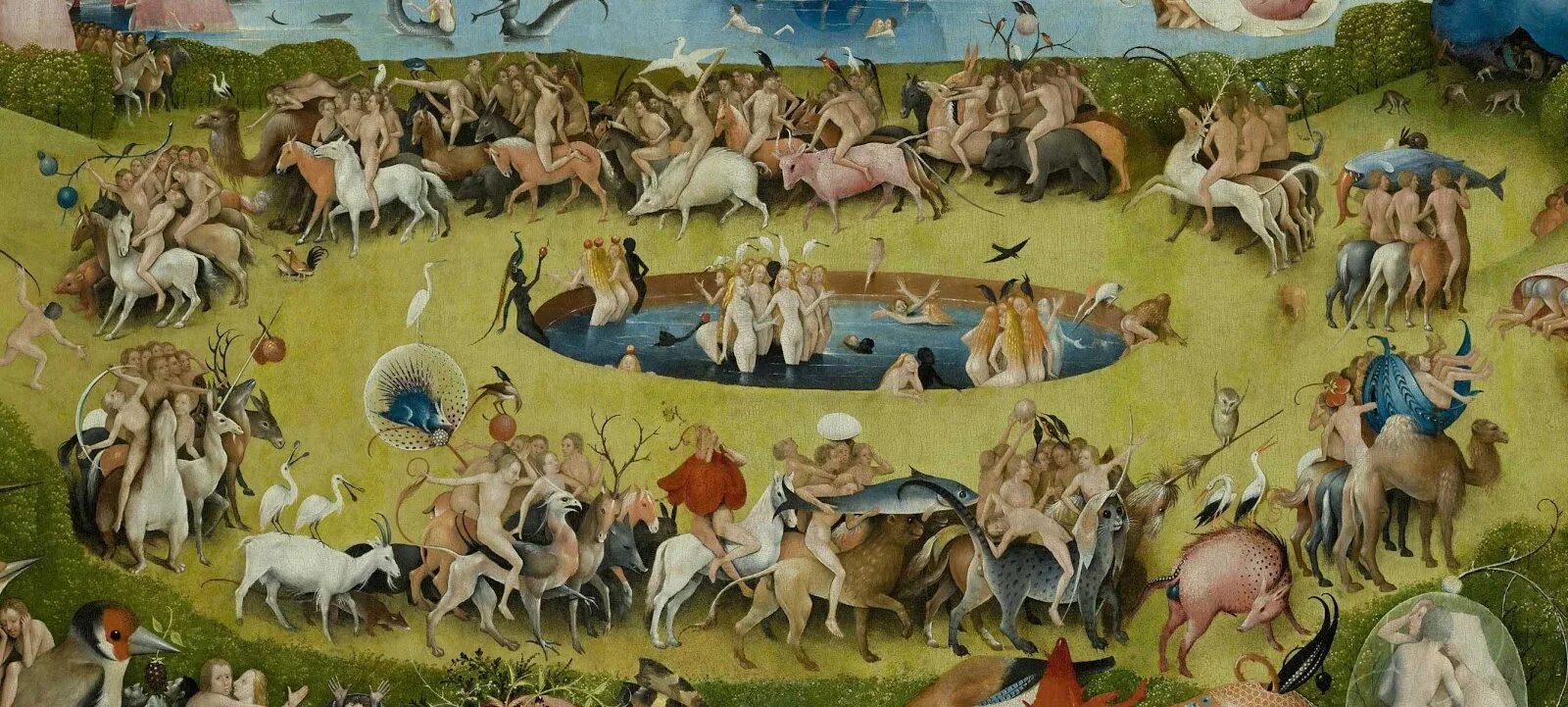 Босх картины сад земных наслаждений. Сад земных наслаждений иеронима босха картина. Босх наслаждение. Босх наслаждение. Босх наслаждение.