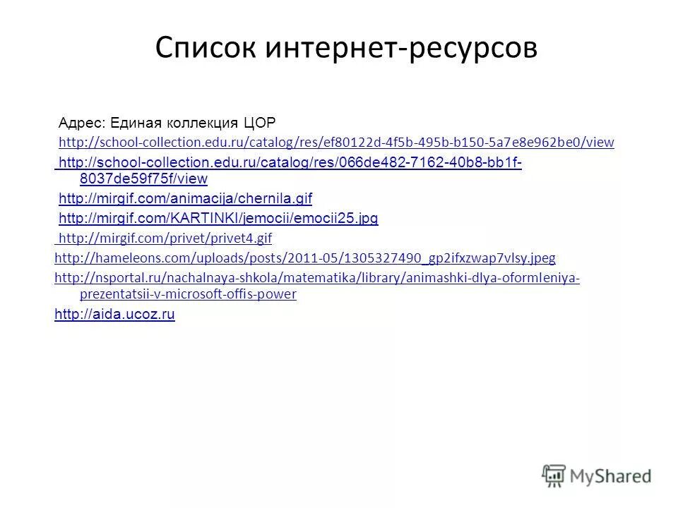 Www ресурсы internet. Перечень интернет ресурсов. Перечень интернет ресурсов по голографии. Элективные задачи. Список литературы интернет ресурсы.