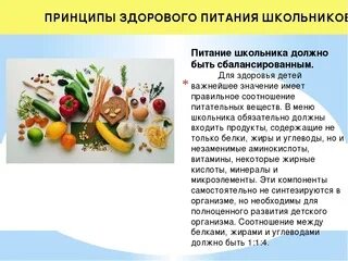 Обучение по питанию основы здорового питания